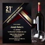 Invitación Surprise 21st Gold Type Birthday Party<br><div class="desc">Organice su sorprendente celebración de 21 cumpleaños con estilo con este sofisticado gris profundo con invitación de fiesta de cumpleaños tipo oro. Su información se ajusta fácilmente para incluir sus detalles con la plantilla de personalización. El diseño general es perfecto para aquellos que prefieran una estética más refinada.</div>