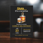 Invitación Surprise 40th Whiskey Cigar Bourbon Birthday Party<br><div class="desc">Levante un vaso para celebrar con estilo con esta invitación a la fiesta de cumpleaños de Whiskey Bourbon para Adultos. Con un diseño rústico y sofisticado inspirado en las etiquetas clásicas de whisky, esta invitación es perfecta para los amantes de los buenos espíritus. Con tipografía audaz y tonos ricos y...</div>