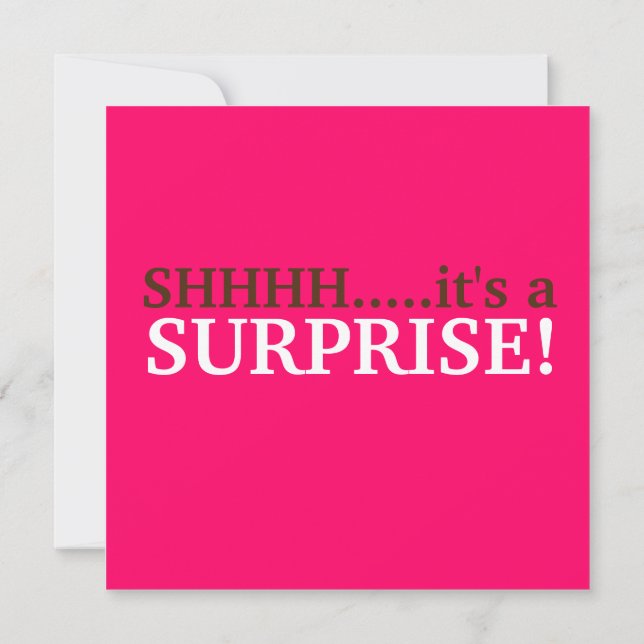 Invitación Surprise Birthday CUARENTA - Over Hill (Reverso)
