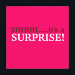 Invitación Surprise Birthday CUARENTA - Over Hill<br><div class="desc">¡Esta es una de mis brillantes y audaces invitaciones de cumpleaños sorpresa! Lo estoy mostrando aquí en formato cuadrado con colores rosados y marrones calientes. Listo para que personalizes para tu próximo evento especial, esta es una gran invitación para todas las edades como "abuela", "madre", "padre", "Mejor amigo" y más!...</div>