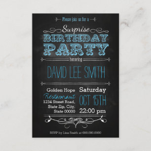 Invitación Surprise Birthday Party