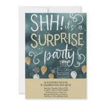 Surprise Birthday Party Invitation