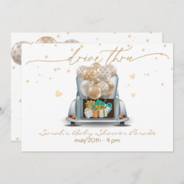 Invitación Surprise Drive A Través De Baby Shower Parade 2