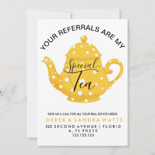 Invitación Sus Referencias Son Mi "Especial - Pequeña Empresa