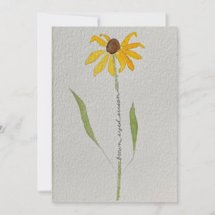 Invitación susán de ojos marrones