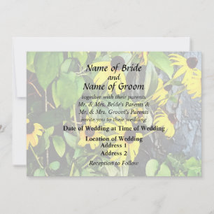 Invitación Susans de Ojos Negros Junto al Muro de Piedra