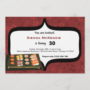 Invitación Sushi