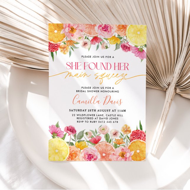 Invitación Suspensión principal Citrus brillante Ducha de Bri (Subido por el creador)