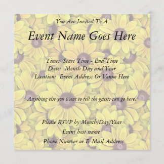 Invitación Suspensos de ojos negros por todas partes