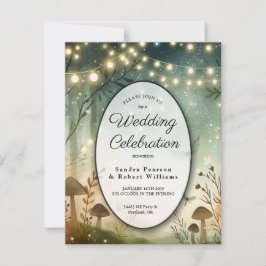 Invitación Susurros de Crepúsculo de Woodland