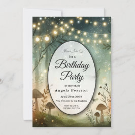 Invitación Susurros de Crepúsculo de Woodland