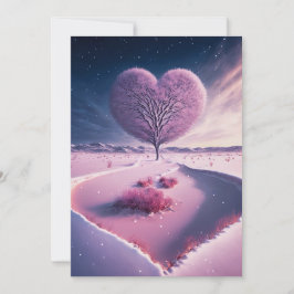 Invitación Susurros de la noche invernal: el corazón invernal