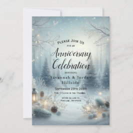 Invitación Susurros de un solsticio de invierno