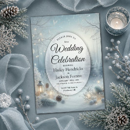 Invitación Susurros de una boda en el solsticio de invierno