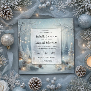 Invitación Susurros de una boda en el solsticio de invierno