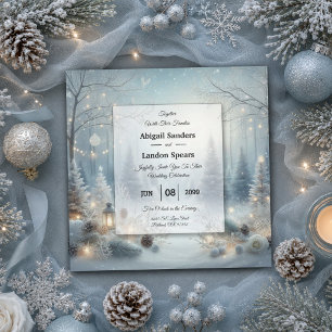 Invitación Susurros de una Boda en el Solsticio de Invierno