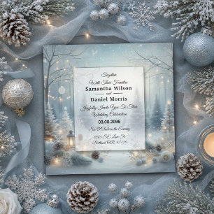 Invitación Susurros de una boda en el solsticio de invierno