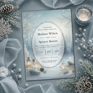 Invitación Susurros de una boda en el solsticio de invierno