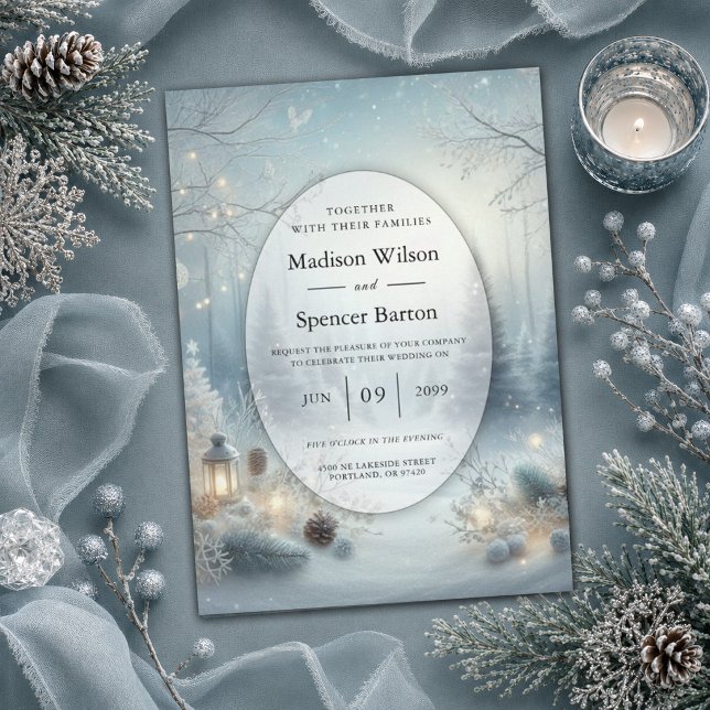 Invitación Susurros de una boda en el solsticio de invierno (Subido por el creador)