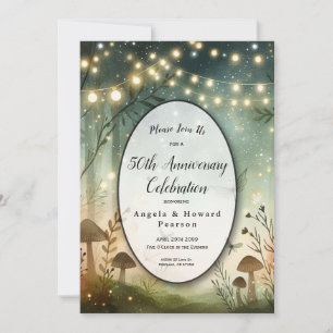 Invitación Susurros del Crepúsculo del Bosque