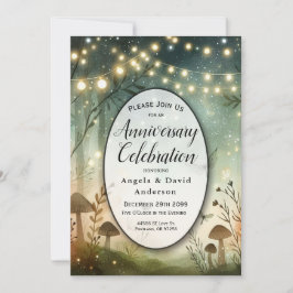 Invitación Susurros del Crepúsculo del Bosque