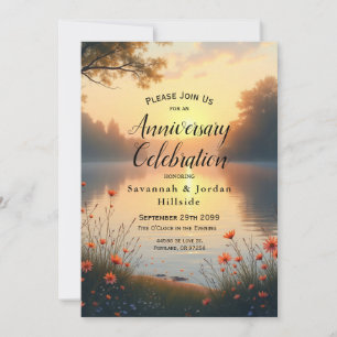 Invitación Susurros del Crepúsculo junto al Lago