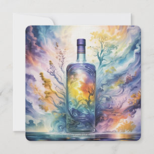 Invitación Susurros Etéreos - Botella de Poción Mágica