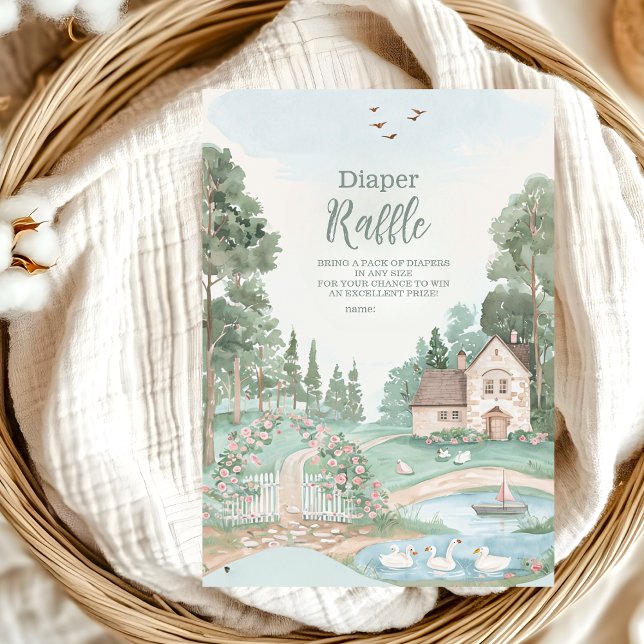 Invitación Swan Princess Baby Shower (Subido por el creador)