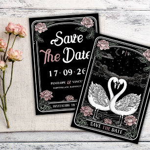 Invitación Swan Song Wedding Save the Date