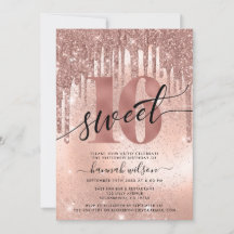 Sweet 16 Rosa Gold Trendy