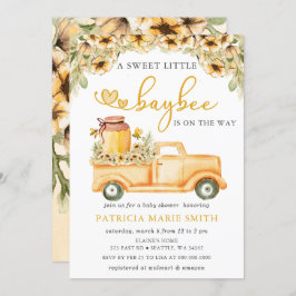 Invitación Sweet Baybee Está En Camino De Honeybee Baby Showe