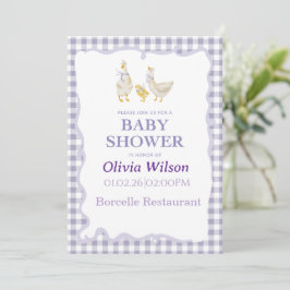 Invitación Sweet Beginnings Baby Shower Collection Invitation