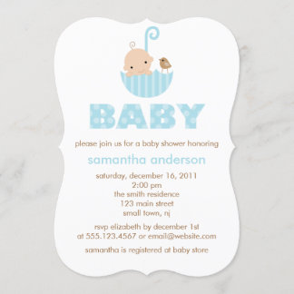 Invitación Sweet Boy Baby Shower