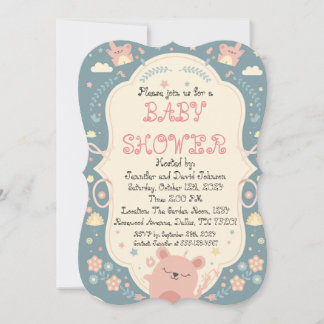 Invitación Sweet Delicate Baby Shower