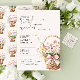Invitación Sweet Fresh Off the Market Floral Bridal Shower
