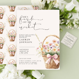 Invitación Sweet Fresh Off the Market Floral Bridal Shower