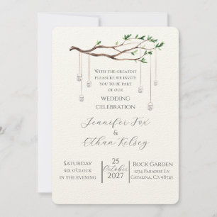 Invitación Sweet Garden Wedding