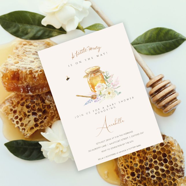 Invitación Sweet Little Honey Baby Shower (Subido por el creador)