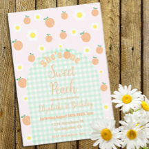 Sweet Peach 1º cumpleaños