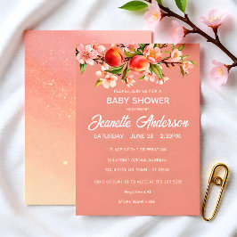 Invitación Sweet Peach Orchard Baby Shower