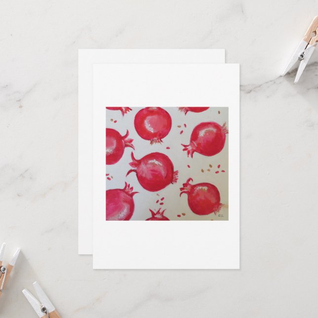 Invitación Sweet pomegranate  (Anverso/Reverso In Situ)
