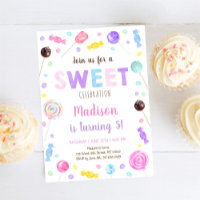 Sweet Shop Lollipop Candy Cumpleaños