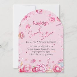 Invitación Sweet Sixteen Birthday Party Invitation