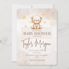 Invitación Sweet Teddy Bear Baby Shower