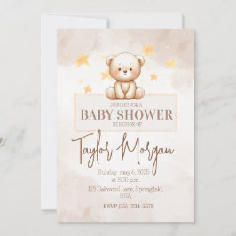 Invitación Sweet Teddy Bear Baby Shower
