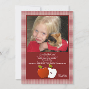 Invitación Sweet To the Core Photo Invitation