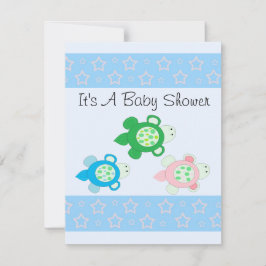 Invitación Sweet Turtle Baby Shower