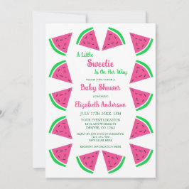 Invitación Sweet Watermelon Baby Shower