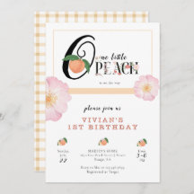 Sweety Little Peach 1º cumpleaños