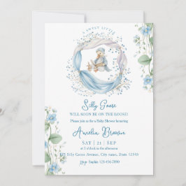 Invitación Swet Silly Goose Reading Baby Shower Invitation